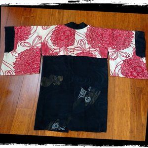 Vintage Japanese Kimono (Haori) Reversible c.1950